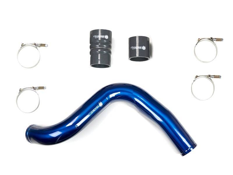 Ford F-250 Intercooler Pipe - Hot Side - Sinister Diesel - Sinister Blue High Gloss - Sinister Blue - `99-`03